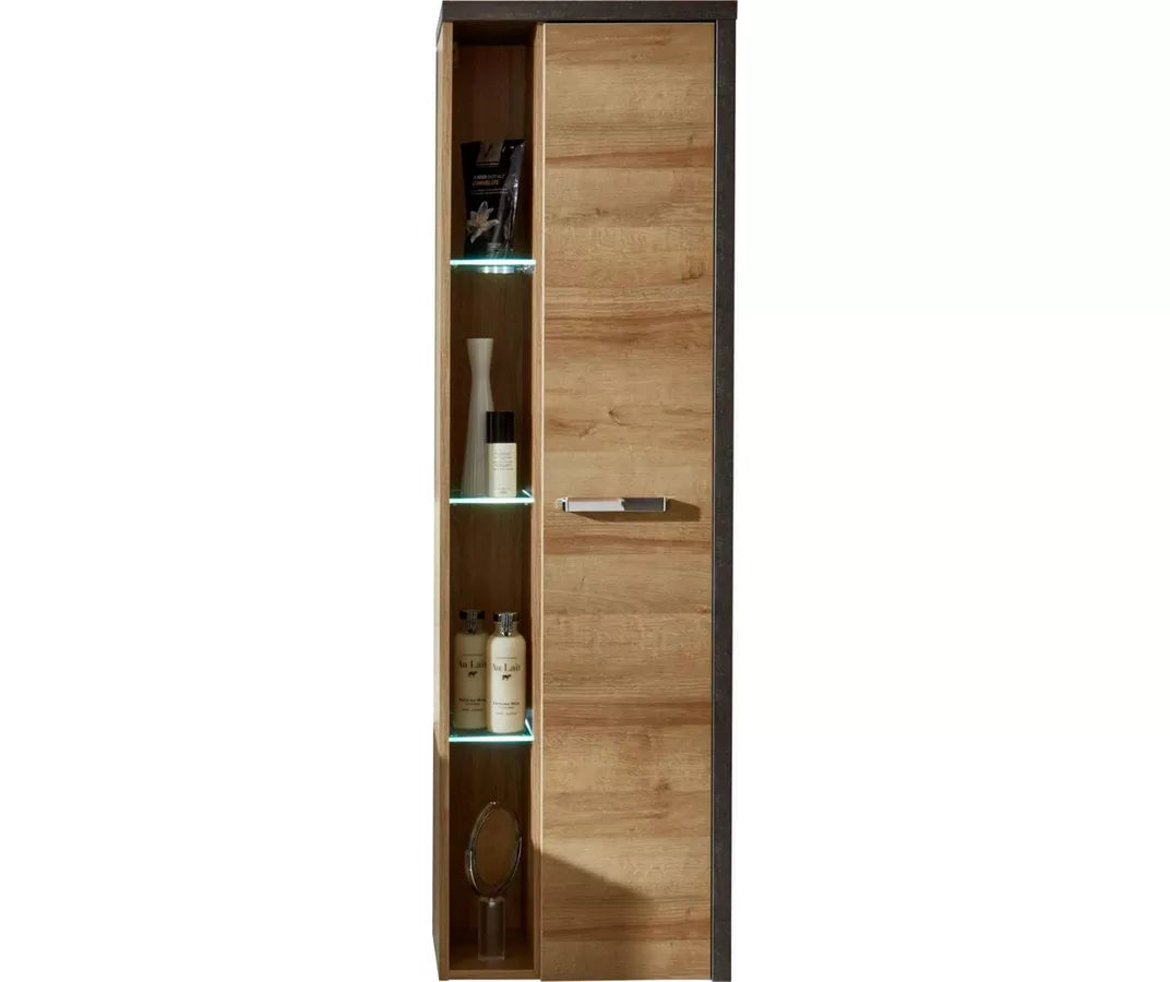 Nancy's Amanda Bathroom Cabinet - Storage Cabinet with Mirror - 48 x 160 x 31 cm