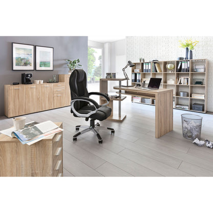 Nancy's Caton Bureaustoel - Directiestoel - Draaistoel - Ergonomische bureaustoel - Verstelbaar - Zwart