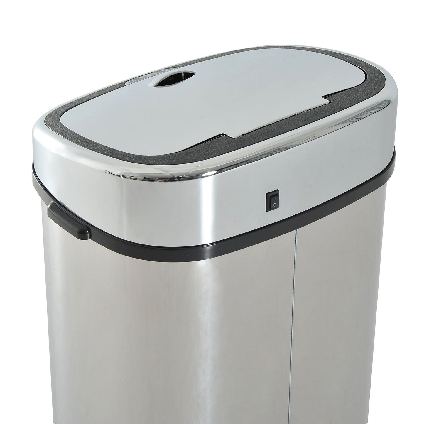 Nancy's Camarillo Prullenbak - Sensor Afvalbak - Afvalemmer - Automatisch - Zilver - RVS - 68 Liter