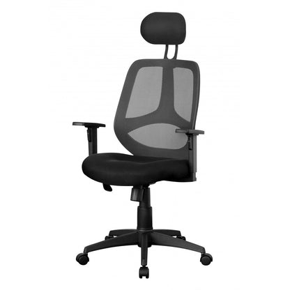 Nancy's Zion Office Chair - Swivel chair - Executive chair - Adjustable - Headrest - Ergonomic - Black