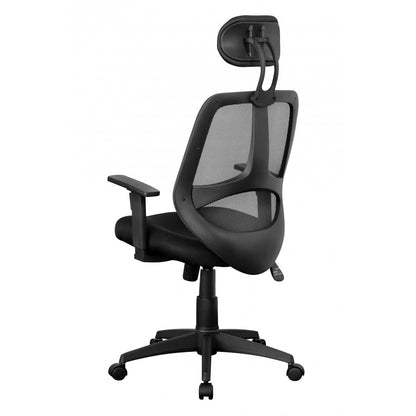 Nancy's Zion Office Chair - Swivel chair - Executive chair - Adjustable - Headrest - Ergonomic - Black
