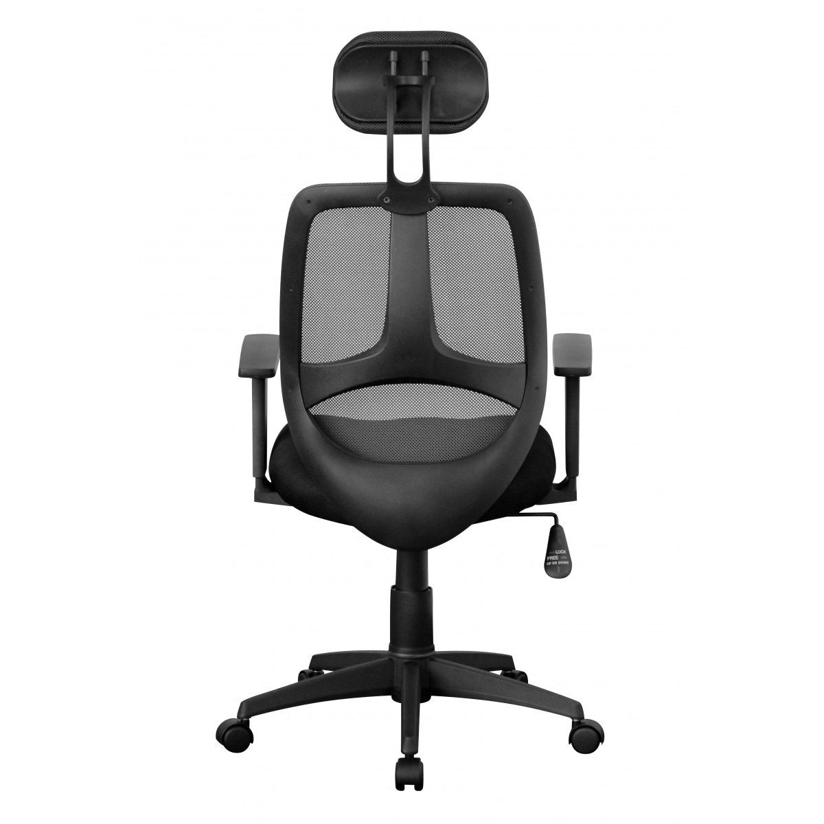 Nancy's Zion Office Chair - Swivel chair - Executive chair - Adjustable - Headrest - Ergonomic - Black