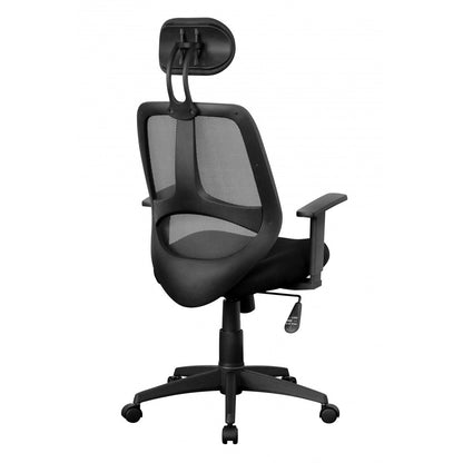 Nancy's Zion Office Chair - Swivel chair - Executive chair - Adjustable - Headrest - Ergonomic - Black