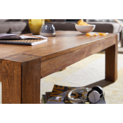 Nancy's Houma Salontafel - Massief Houten Salontafel - Salontafels - Hout - 110 x 60 cm