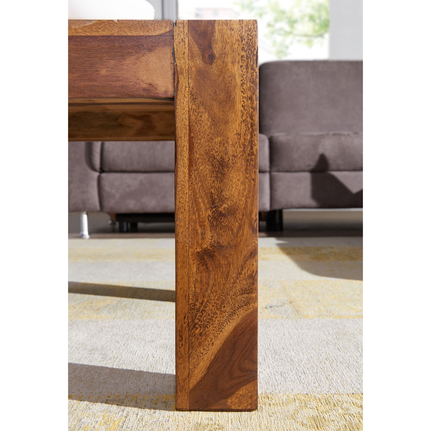 Nancy's Houma Salontafel - Koffietafel - Massief Sheesham Hout - 110 x 60 x 40 cm