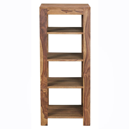 Nancy's Oakes Boekenkast - Opbergkast - 5 Niveaus - Massief Hout - Sheesham - 44 x 44 x 105 cm - Bruin