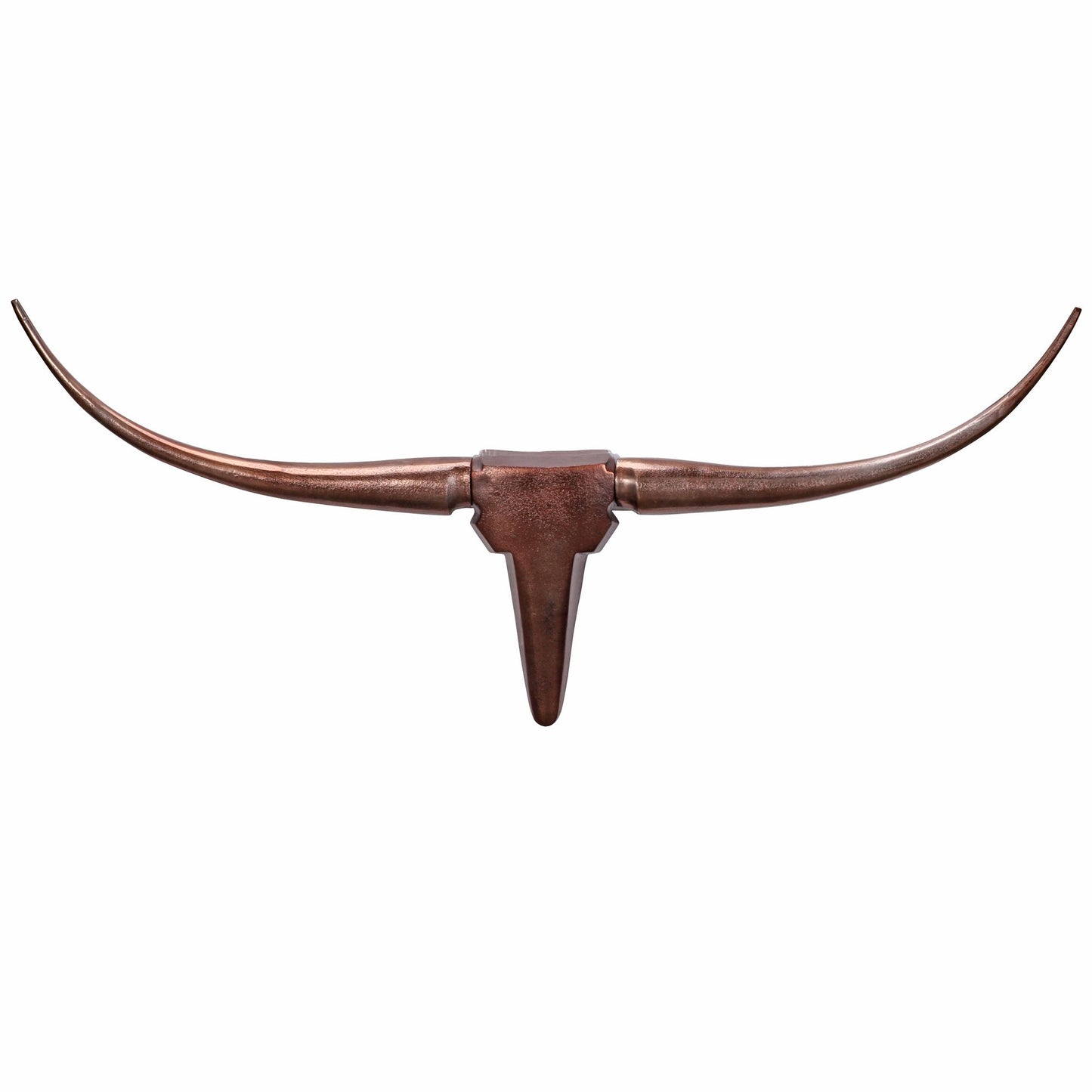 Nancy's Bull Antlers M Decoration - Wall Decoration - Wall Decoration - Wall Antlers - Aluminum - Bronze