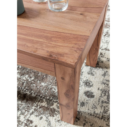 Table basse Nancy's Hershey - Table d'appoint - Bois massif - 45 x 45 cm - Acacia - Tables basses