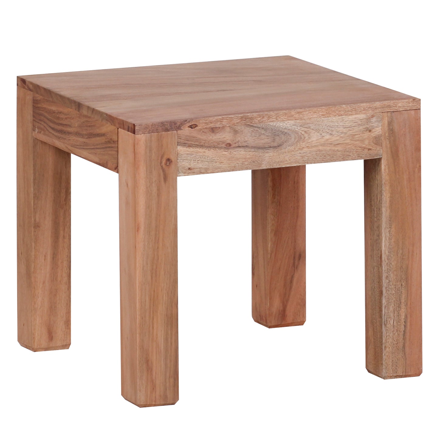 Table basse Nancy's Hershey - Table d'appoint - Bois massif - 45 x 45 cm - Acacia - Tables basses