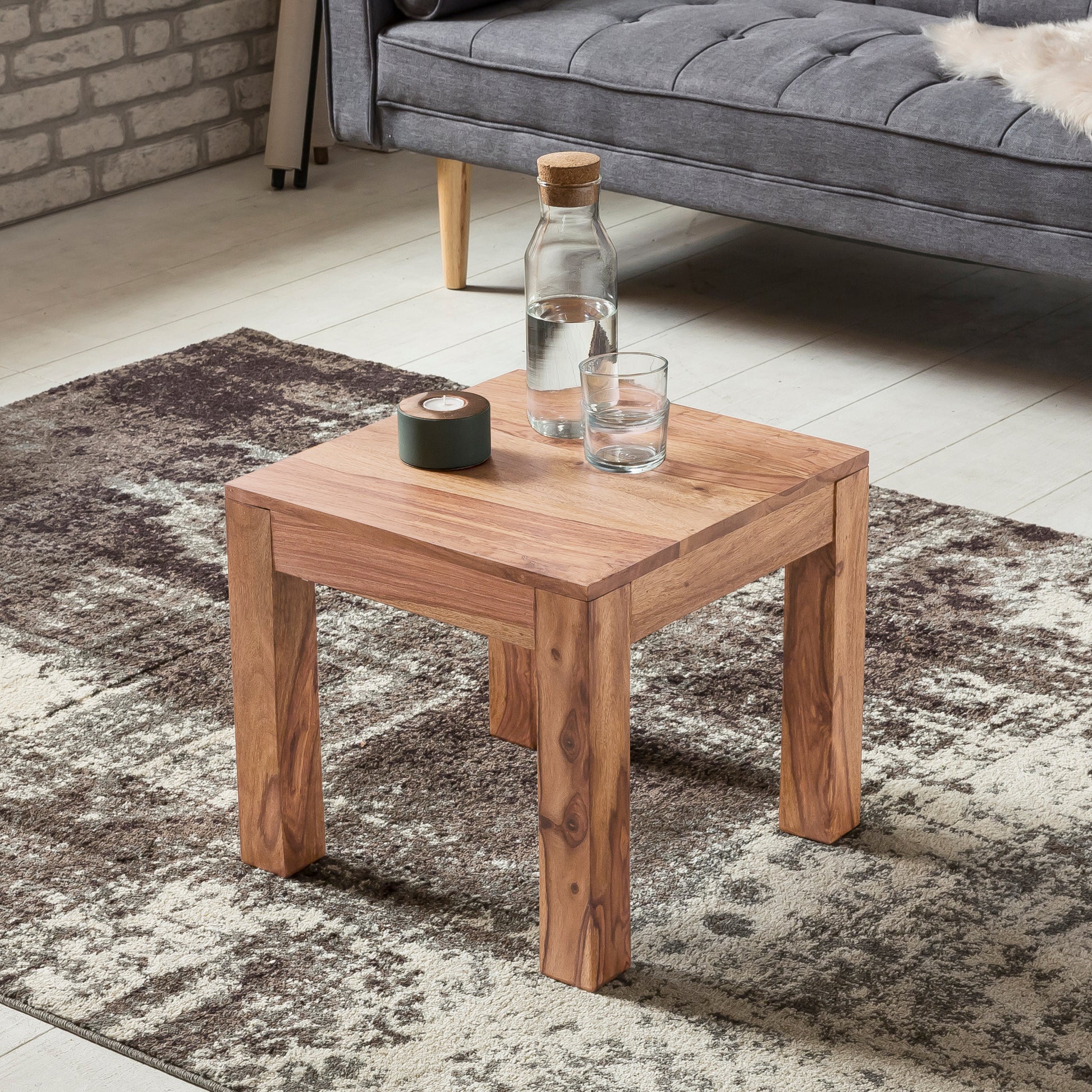 Nancy's Hershey Salontafel - Bijzettafel - Koffietafel - Acaciahout - 45 x 45 x 40 cm