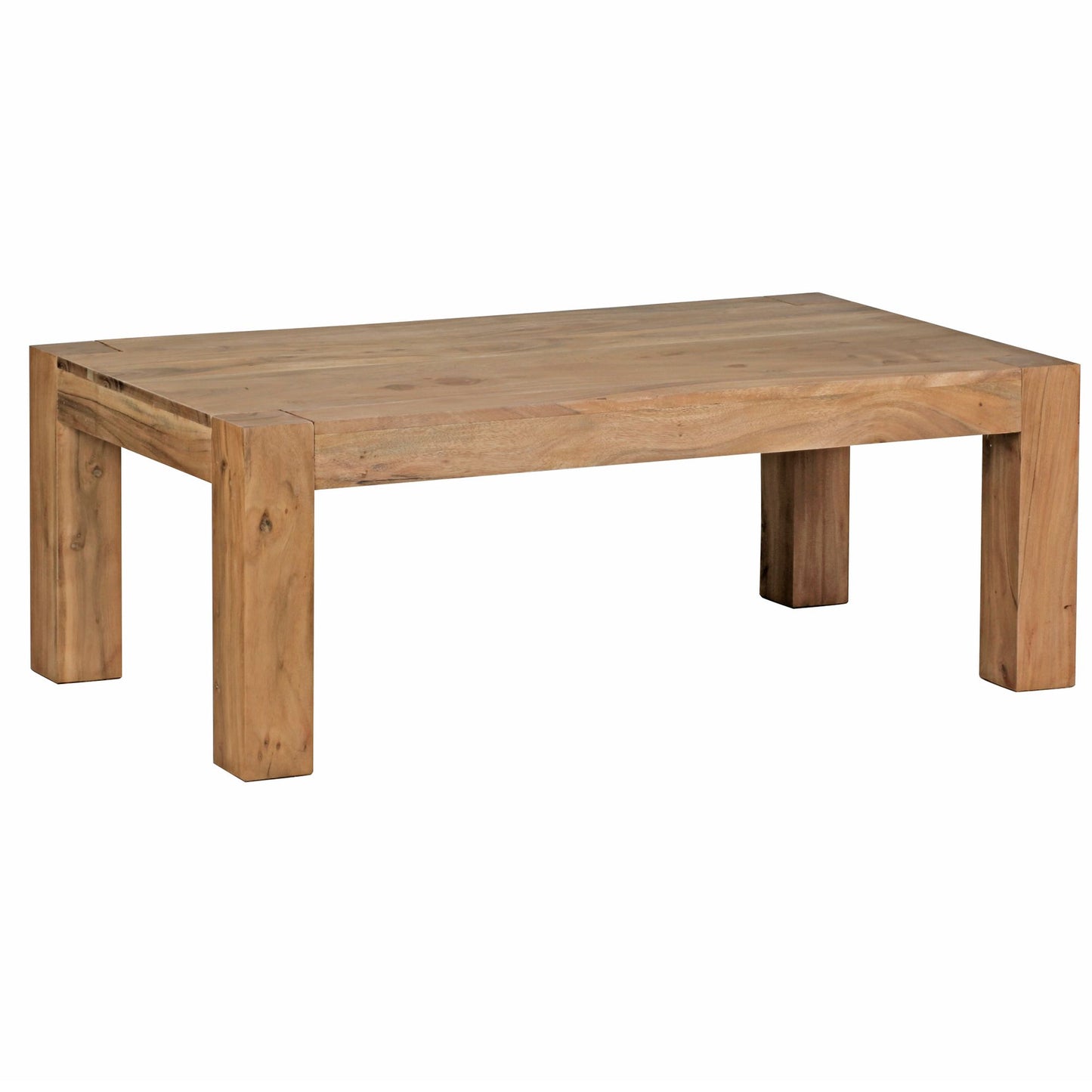 Nancy's Parma Salontafel - Koffietafel - Massief Hout - Acacia - 110 x 60 cm - Rechthoekig - Natuurlijk