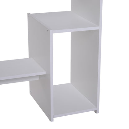 Nancy's Buffalo Bureau - Computertafel - Uitschuifbaar Tafelblad - Kantoortafel - PC-Tafel - Zwart - Bewerkt Hout