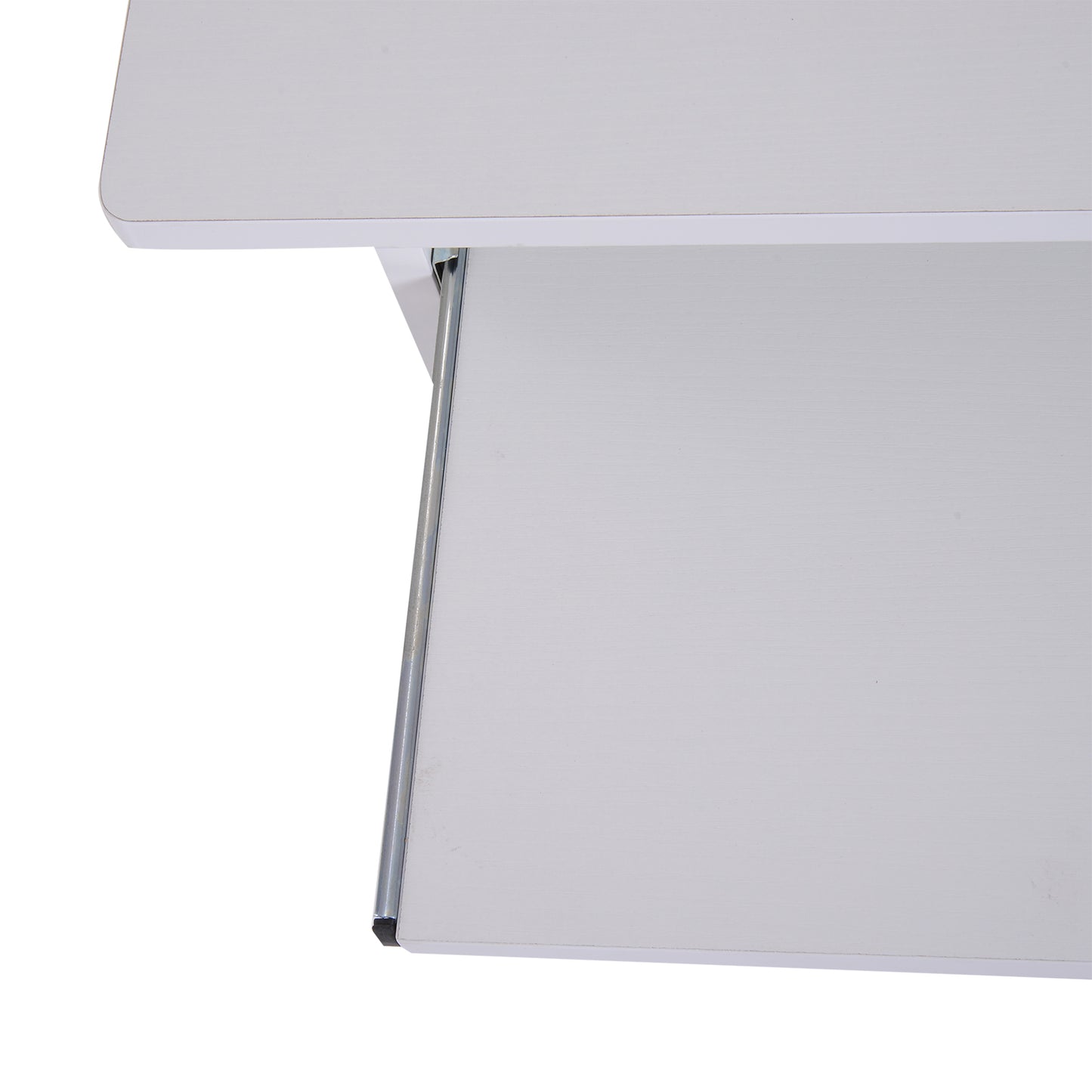 Nancy's Buffalo Bureau - Computertafel - Uitschuifbaar Tafelblad - Kantoortafel - PC-Tafel - Zwart - Bewerkt Hout
