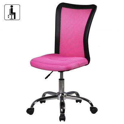 Chaise de bureau pour enfants Nancy's Toppenish - Chaise pivotante - Pour enfants - Jeunesse - Argent - Vert/Rose/Bleu - Noir