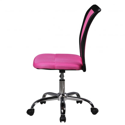 Chaise de bureau pour enfants Nancy's Toppenish - Chaise pivotante - Pour enfants - Jeunesse - Argent - Vert/Rose/Bleu - Noir