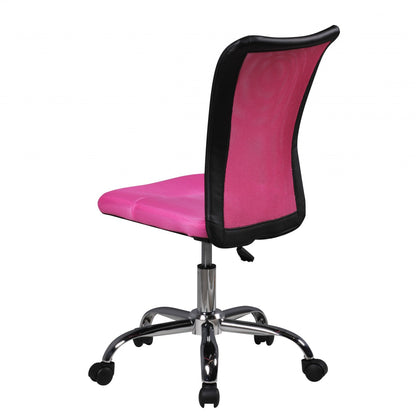 Chaise de bureau pour enfants Nancy's Toppenish - Chaise pivotante - Pour enfants - Jeunesse - Argent - Vert/Rose/Bleu - Noir