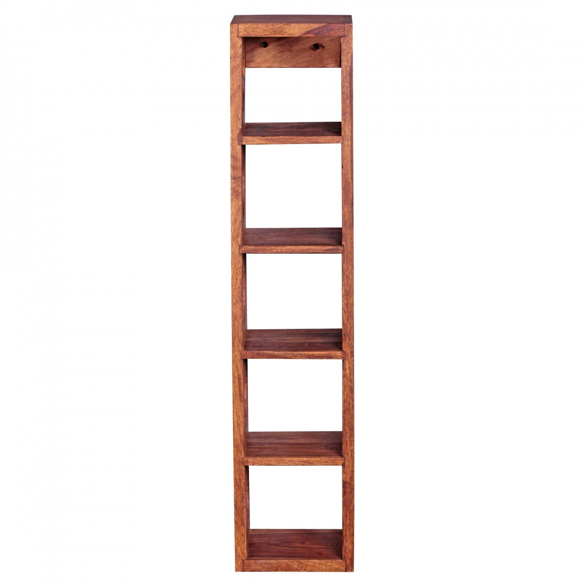 Casier à vin en bois massif de Nancy - Bois massif - Acacia - Sheesham - 5 bouteilles - 70cm - Porte-vin