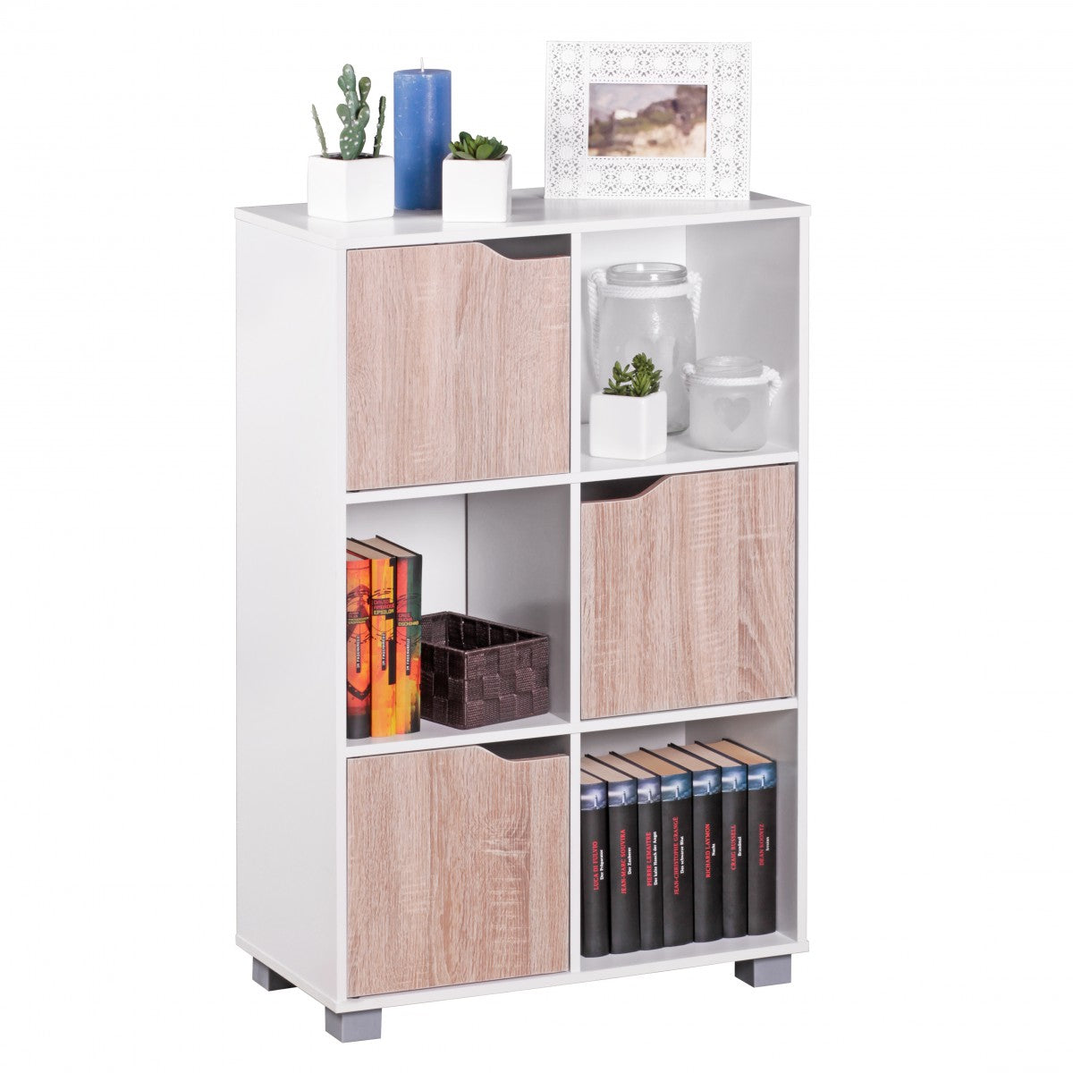 Nancy's Ambridge Shelving unit - Bookcase - Storage cabinet - Oak - White - Design - Bookshelf