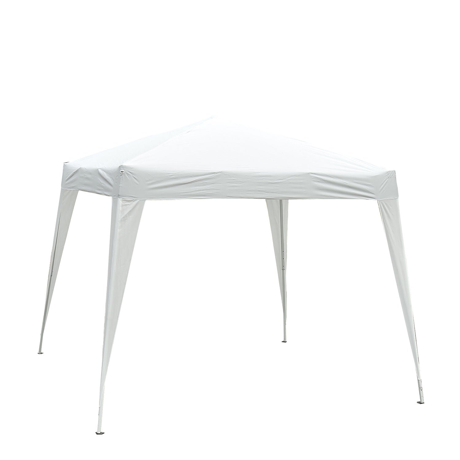 Nancy's Daphne Partytent - Vouwpaviljoen - Tuinpaviljoen - Tuintent - Popup - Wit - Staal - Waterafstotend - ± 300 x 300 cm