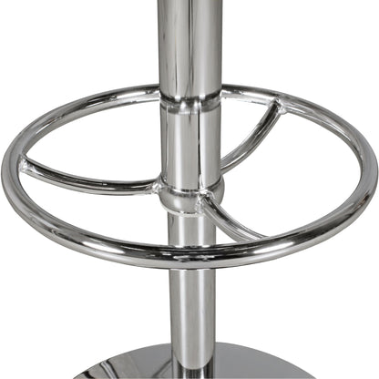 Nancy's Manistee Bartafel - Bistrotafel - Hoge Tafel - Statafel - In hoogte verstelbaar - Retro - wart - Aluminium - Ø 60 x 68-92 cm
