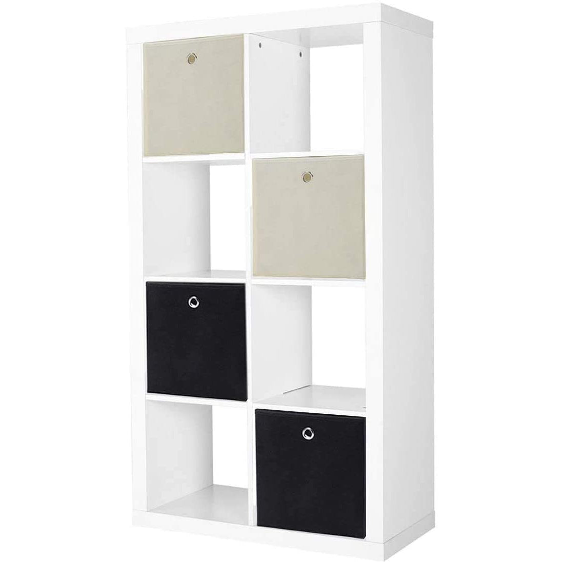 Nancy's 6 Opvouwbare Opbergdozen - Vouwdoos - Opbergboxen 30 x 30 x 30 cm - Zwart