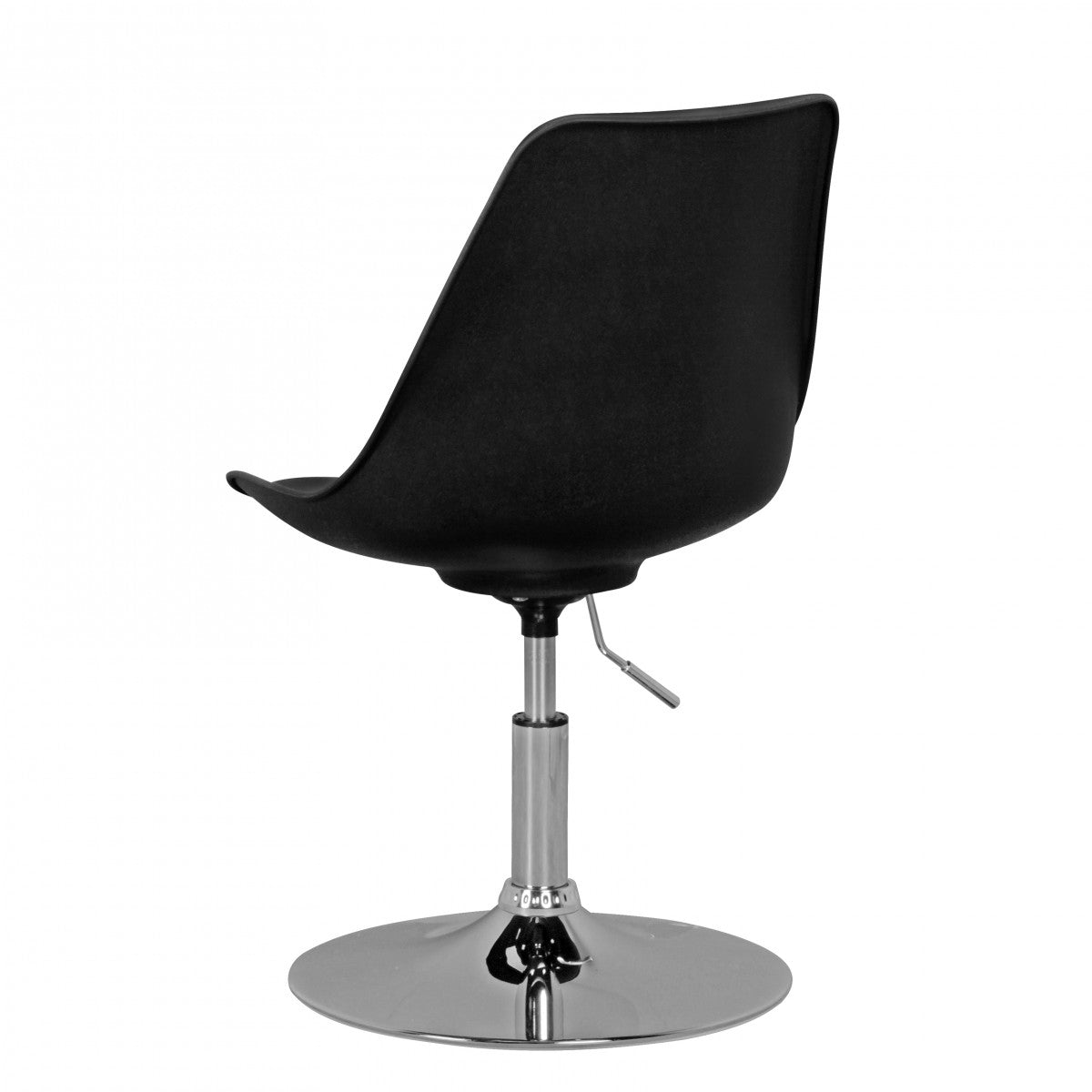 Fauteuil Pontiac de Nancy - Fauteuil pivotant - Chaise de salle d'attente - Chaise de salle à manger - Chaise visiteur - Chaise pivotante - Chaise baquet - Noir/Blanc/Gris