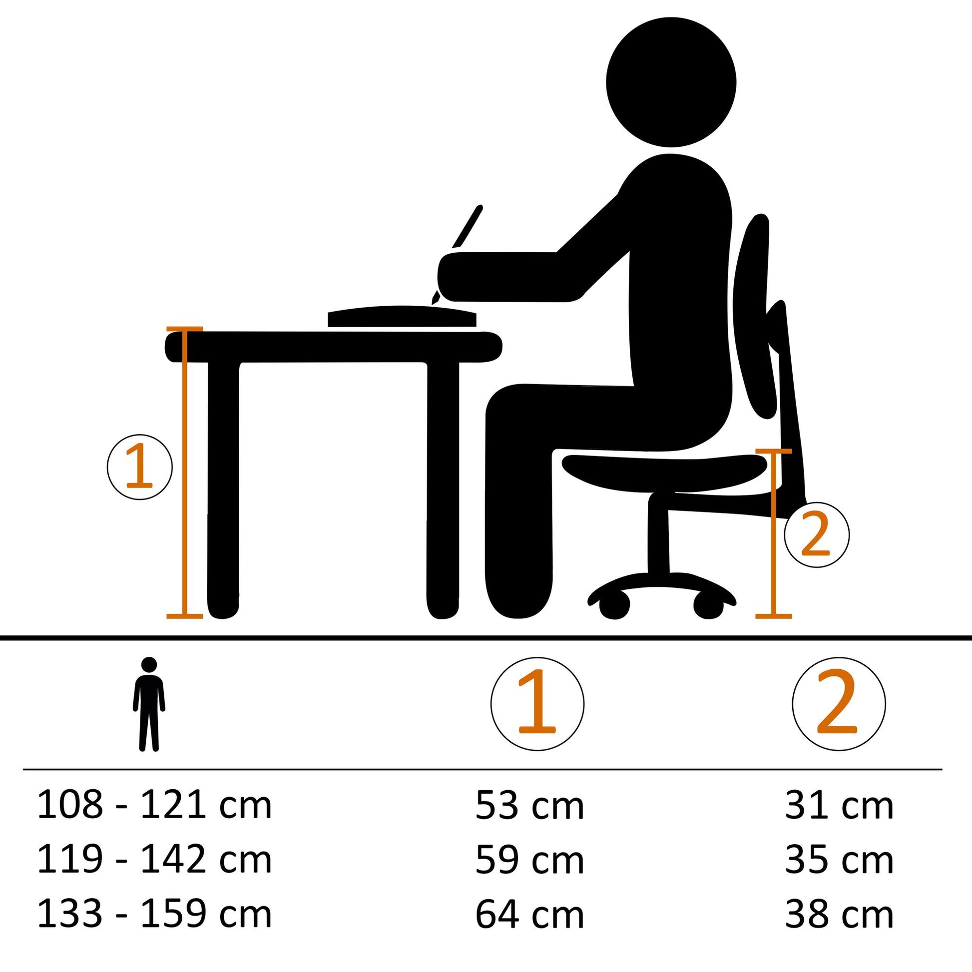 Nancy's Poteau Bureaustoel voor Kinderen - Draaistoel - Ergonomisch - Kinderstoel - Geel / Grijs / Zwart