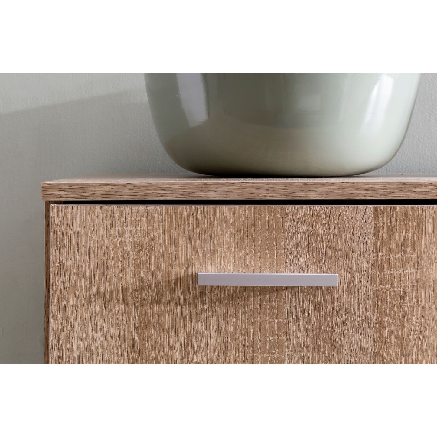 Nancy's Alpena Dressoir - Ladekast - Gangkast - Opbergruimte - Lades - Bruin - Sonoma - Bewerkt Hout - Metaal - 107 x 79 x 35 cm