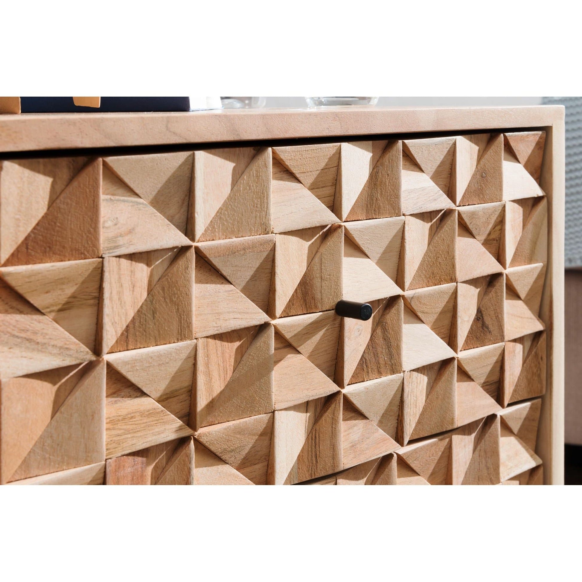 Nancy's Bandeiras Nachtkastje - Bijzettafel - Ladekastje - Massief Acaciahout - ± 45 x 35 x 60 cm