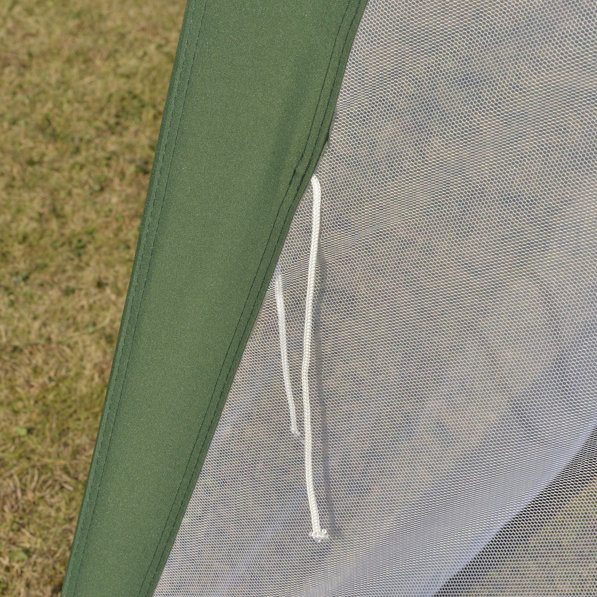 Nancy's Mount Vernon Tuinpaviljoen - Partytent - Met Klamboe - Polyester - Groen - 300 x 300 cm