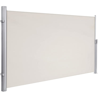 Nancy's Brest Privacyscherm - Zijfluifel - Zonwering - Balkon - Terras - Tuin - Beige - 160 x 350 cm