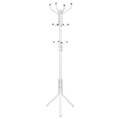 Nancy's Silvares Staande Kapstok - Garderobe - Wit - Staal
