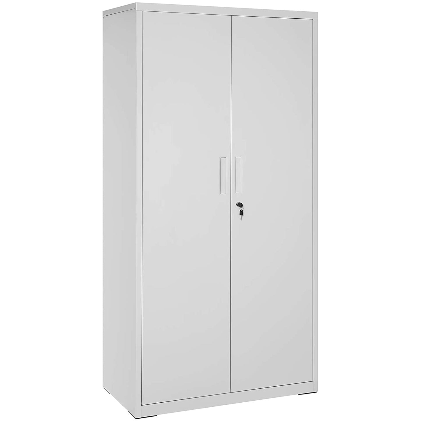 Nancy's Lenox Filing Cabinet - Office Cabinet - Storage Cabinet - 5 Shelves - Steel - Gray
