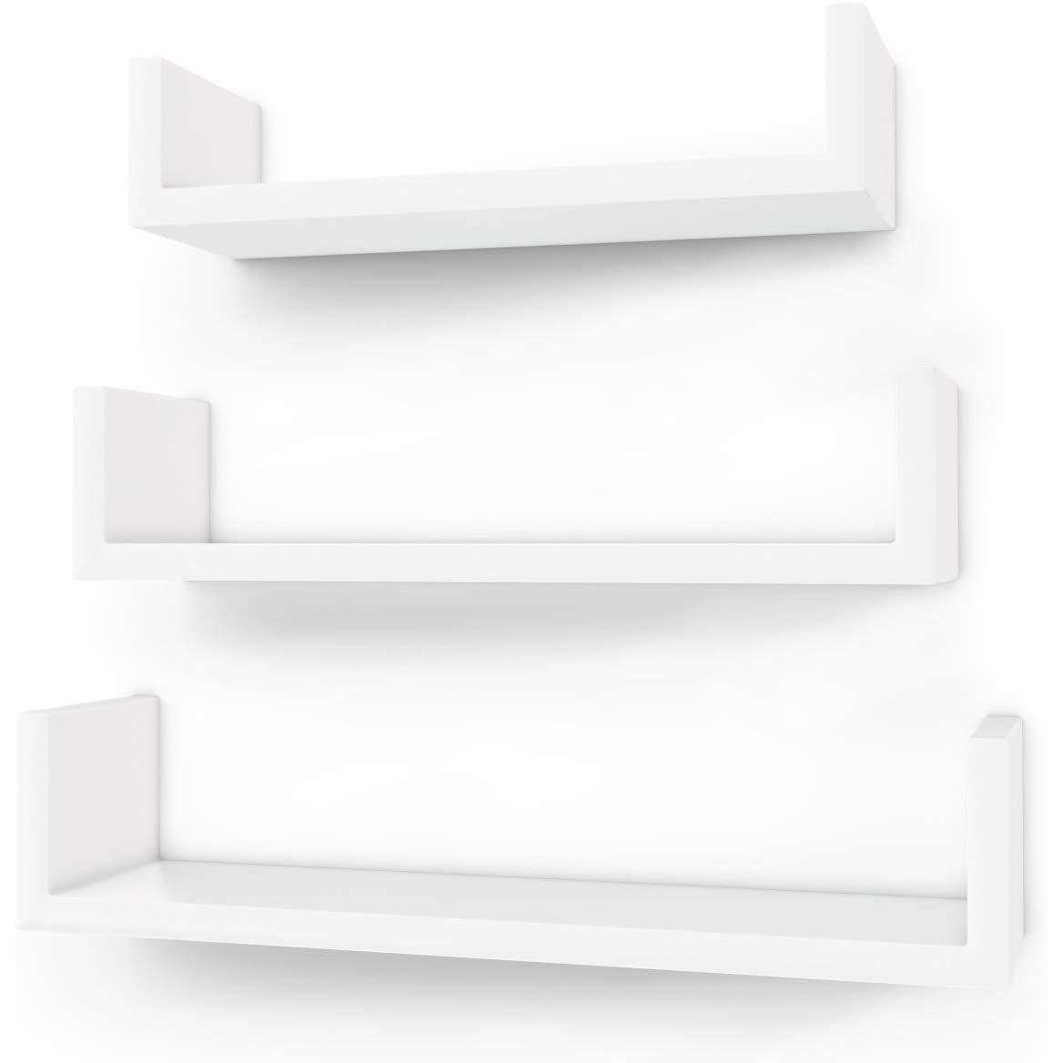 Nancy's Mansfield Wall Shelf Set of 3 - Wall Cabinets - Cube Shelf - Wall Cabinet - White