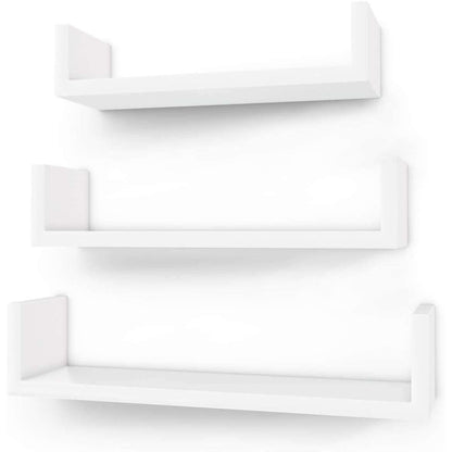 Nancy's Mansfield Wall Shelf Set of 3 - Wall Cabinets - Cube Shelf - Wall Cabinet - White