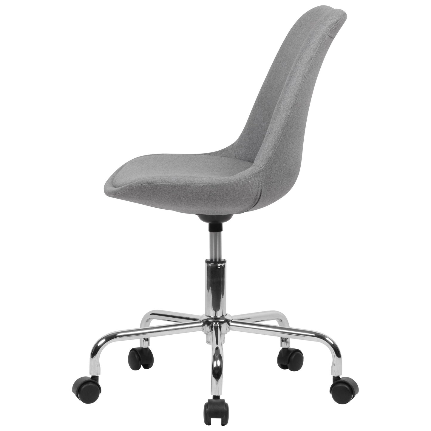 Nancy's Ecorse Office Chair - Swivel Bucket Chair - Swivel Chair - Fabric - Light Gray
