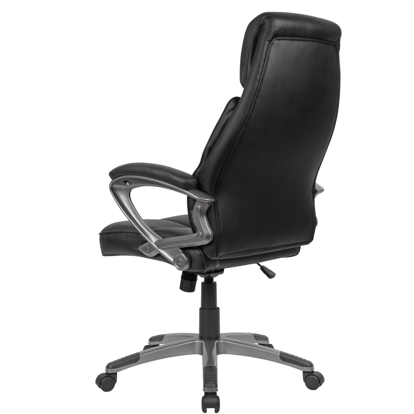 Chaise de bureau Nancy's Flint - Chaise pivotante - Chaise de bureau - Chaises de bureau - Simili cuir - Noir