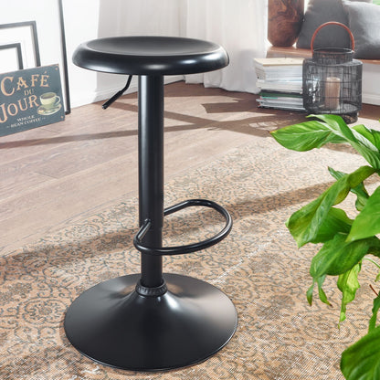 Nancy's Auburn Bar Stool - Stool - Bar Chair - Metal Stool - Black - Bistro Stool - Max 100 kg - Iron