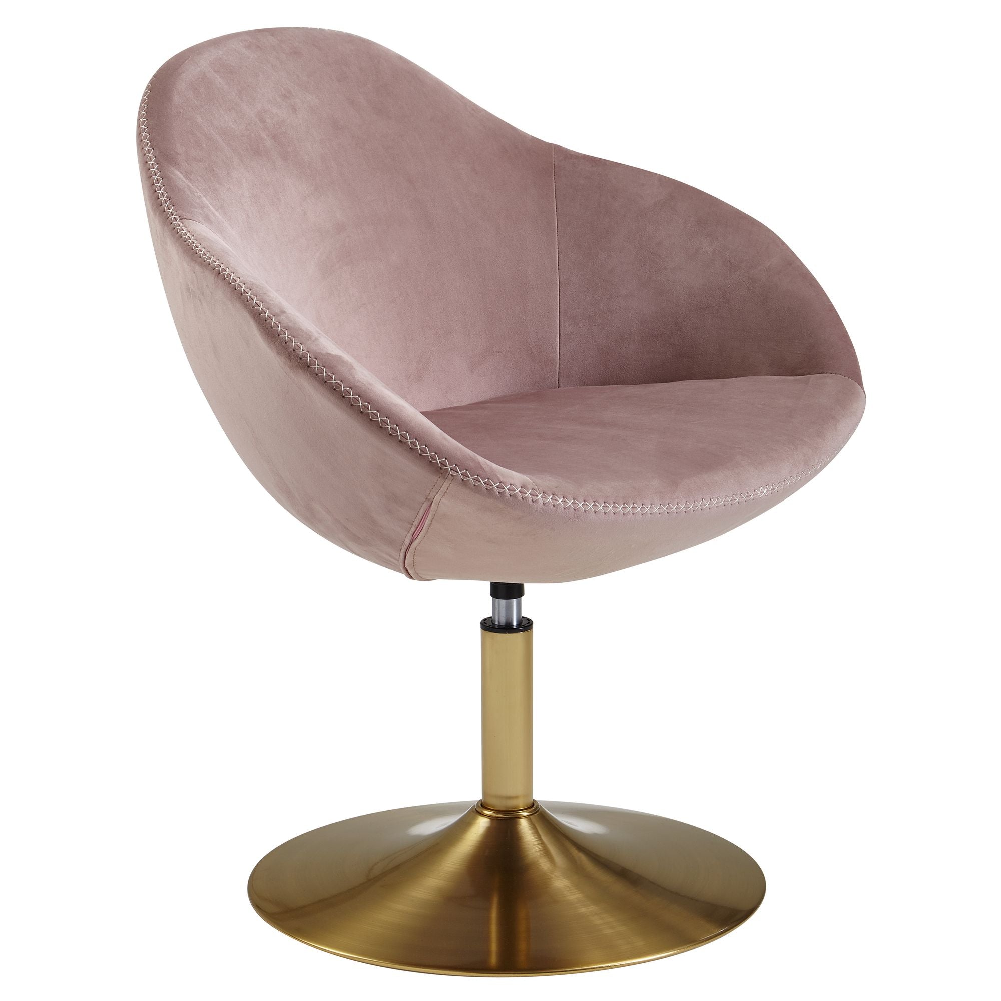 Nancy's Sherman Lounge Chair - Fauteuil Relax - Fauteuil - Chaise de bureau - Chaise baquet - Velours - Rose