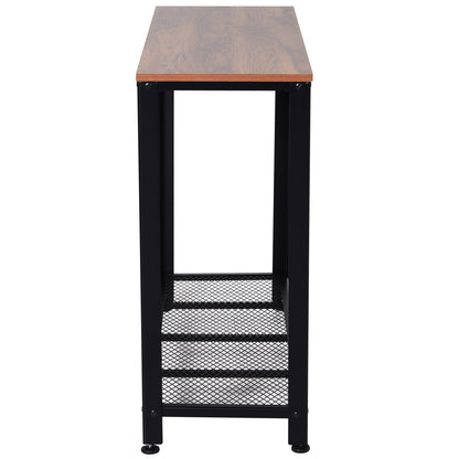 Nancy's Rockland Consoletafel - Sideboard - Bijzettafel - Open Plank -Naturel - 101 x 35 x 80 cm