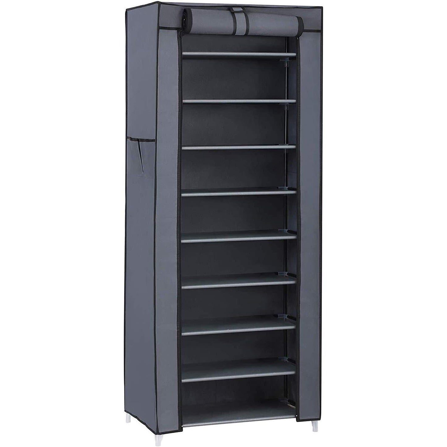 Étagère à chaussures Nancy à 10 niveaux - Armoire à chaussures 27 paires de chaussures