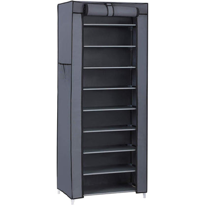 Étagère à chaussures Nancy à 10 niveaux - Armoire à chaussures 27 paires de chaussures