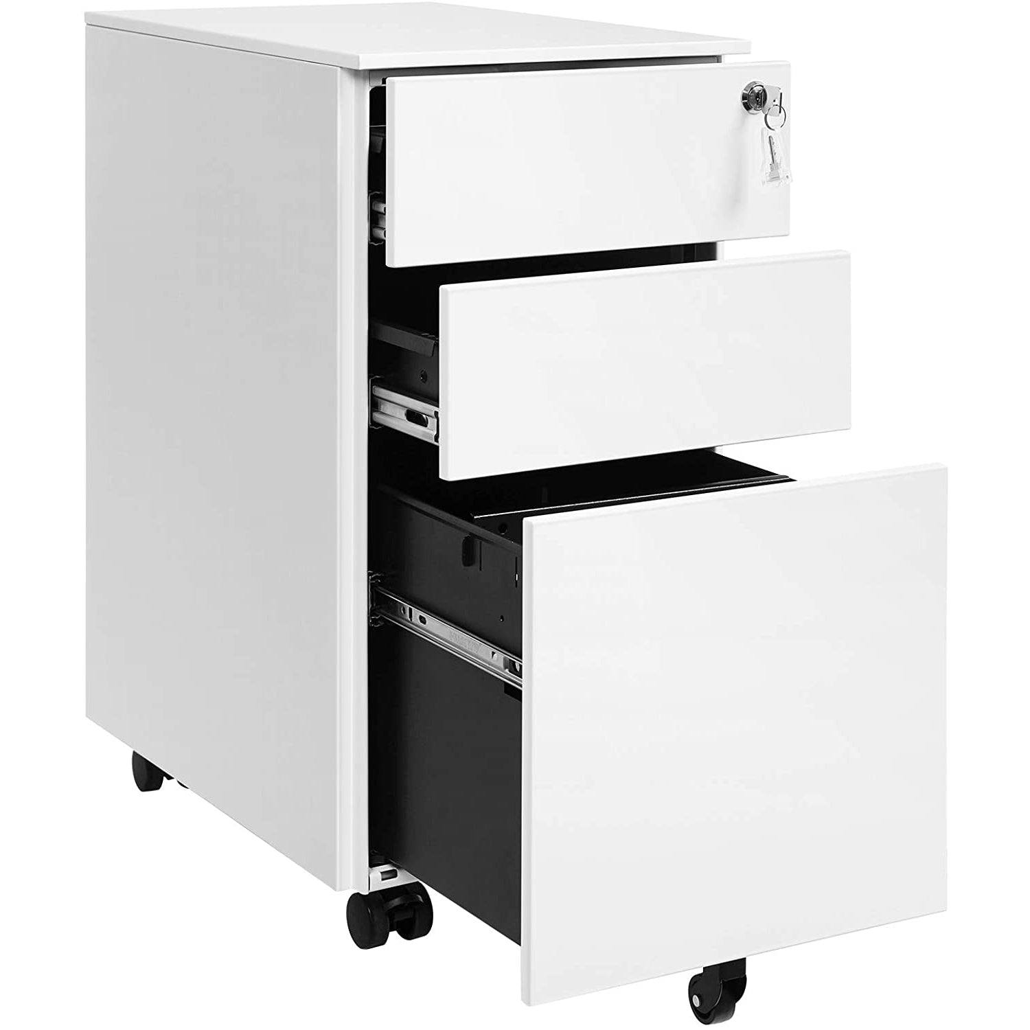 Nancy's Norton Archiefkast - Ladeblok - Kantoorkast - Wit - Staal - 30 x 45 x 60 cm