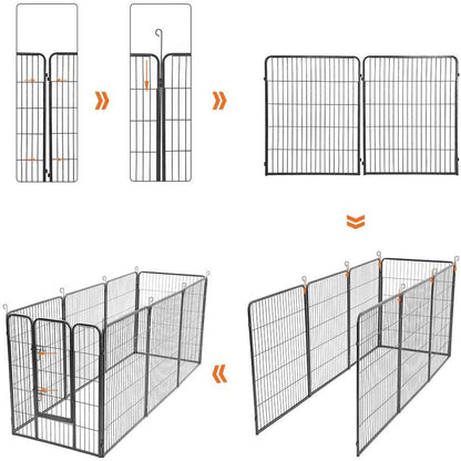 Nancy's Dog Crate - Dog Crate - Dog Kennel - Pet Playpen - Dog Daycare for Dogs - 77 x 100 cm