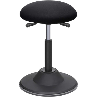 Tabouret Marfa de Nancy - Tabouret de bureau - Hauteur réglable - Ergonomique - Rotatif - Antidérapant - Noir