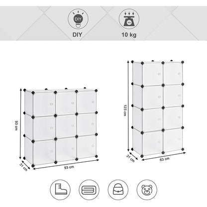 Nancy's 9 Storage Boxes - Organisateur - Boîte de rangement - Boîtes de rangement - 30 x 30 cm