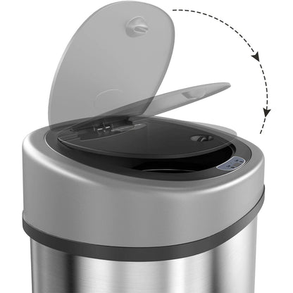 Poubelle Nancy's Trash Can - Acier inoxydable - Capteur de mouvement infrarouge - 50 l