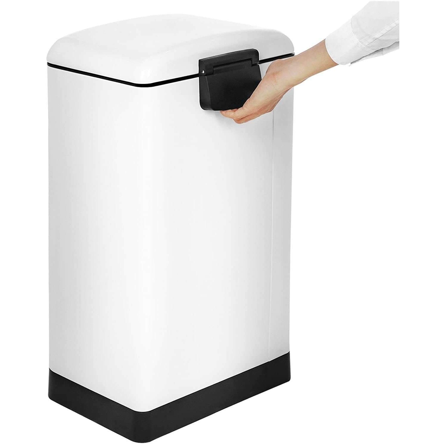 Nancy's Torno Pedaalemmer - Prullenbak - Afvalemmer - Wit - 30 Liter