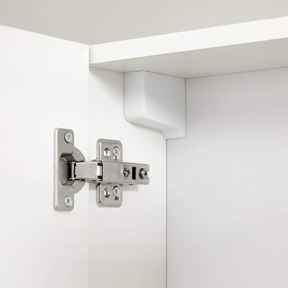 Nancy's Linganore Spiegelkast - Badkamerkast - Wandkast - Dubbele Deur - Modern - Wandmontage - Wit - 54 x 15 x 55 cm