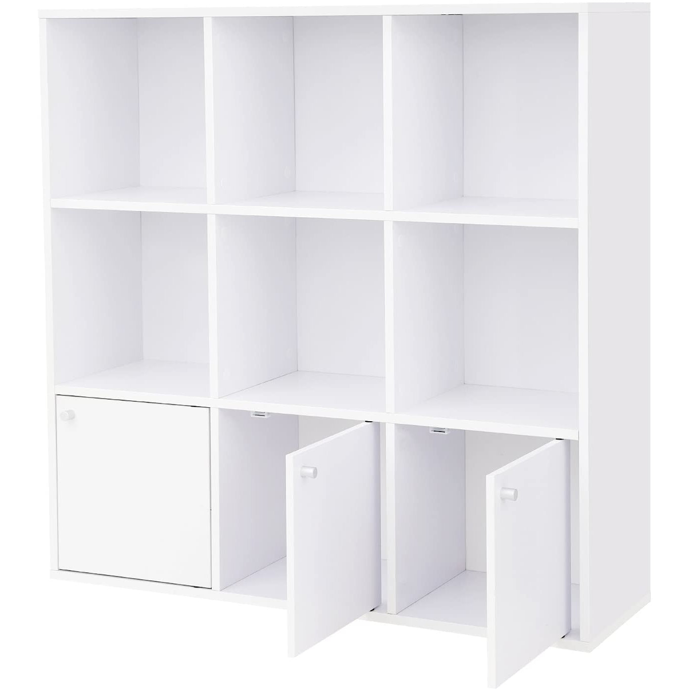 Nancy's White Bookcase 9 Compartments - White Bookcases Children's Room